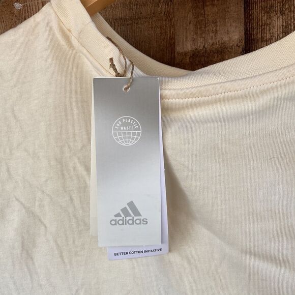 Adidas Essentials Color-block Boyfriend Mini T-shirt Dress - Picture 4 of 8